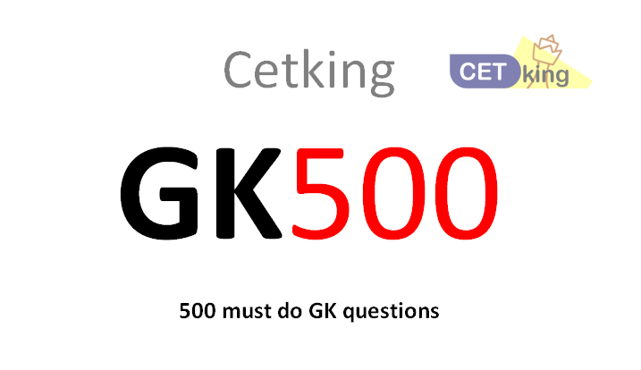 Cetking Gk500 must do 500 questions for GK