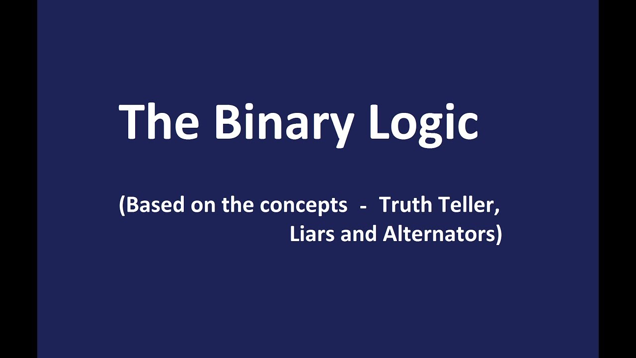 Application Of Binary Logic - CetKing